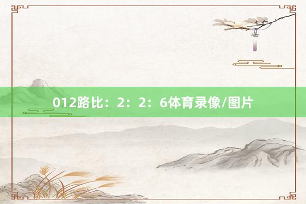 012路比：2：2：6体育录像/图片