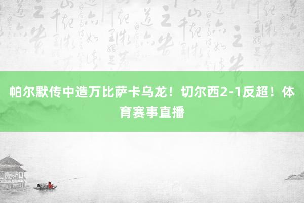 帕尔默传中造万比萨卡乌龙！切尔西2-1反超！体育赛事直播