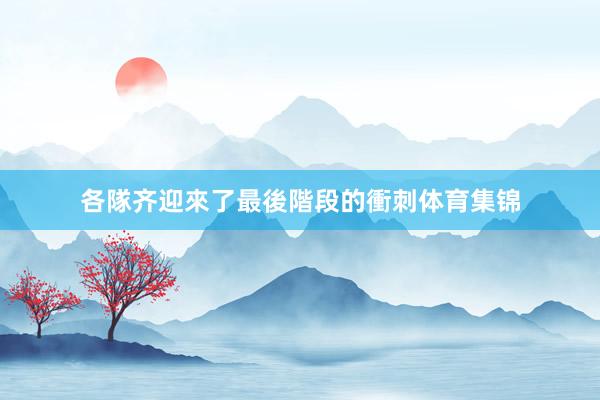 各隊齐迎來了最後階段的衝刺体育集锦
