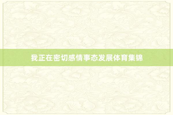 我正在密切感情事态发展体育集锦