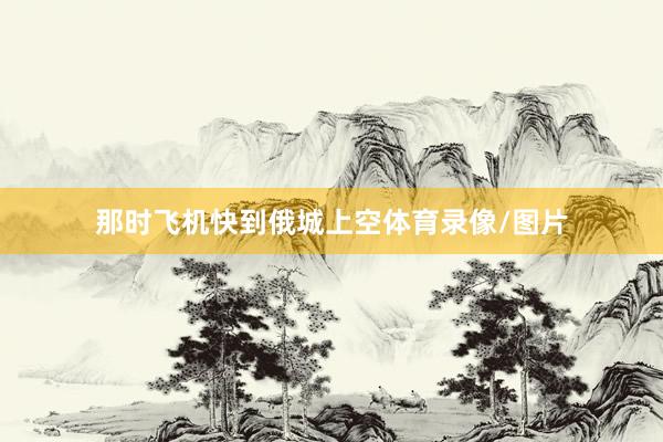 那时飞机快到俄城上空体育录像/图片
