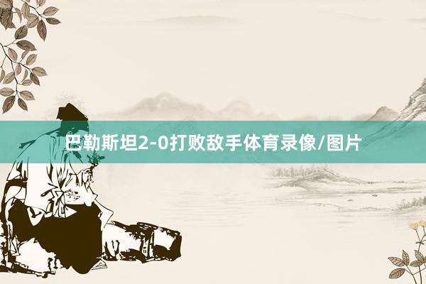巴勒斯坦2-0打败敌手体育录像/图片