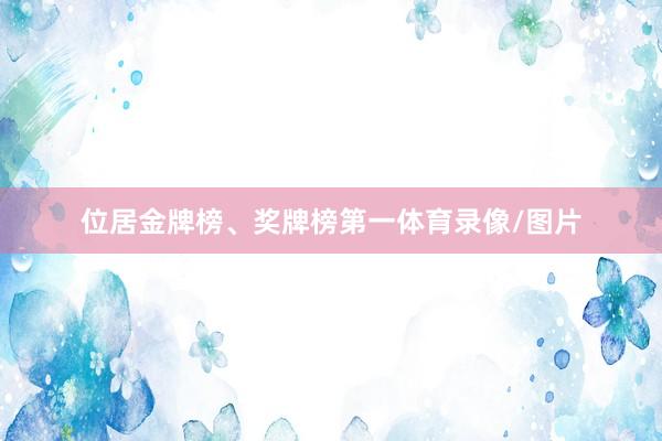 位居金牌榜、奖牌榜第一体育录像/图片