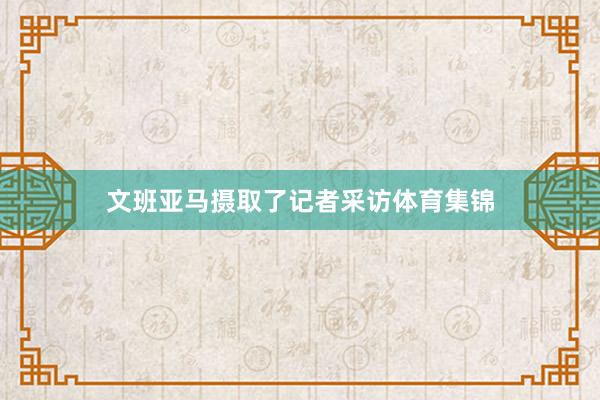 文班亚马摄取了记者采访体育集锦