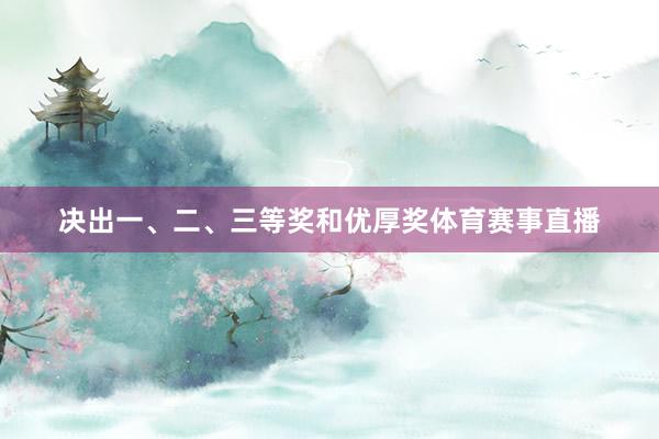 决出一、二、三等奖和优厚奖体育赛事直播