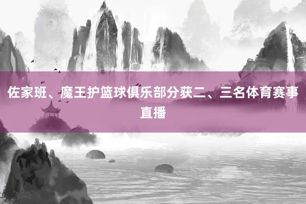 佐家班、魔王护篮球俱乐部分获二、三名体育赛事直播
