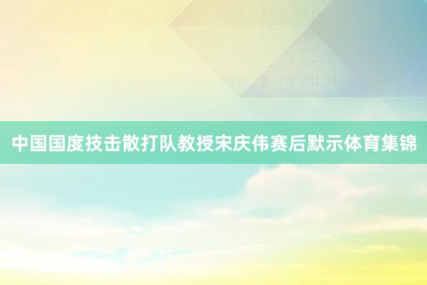 中国国度技击散打队教授宋庆伟赛后默示体育集锦